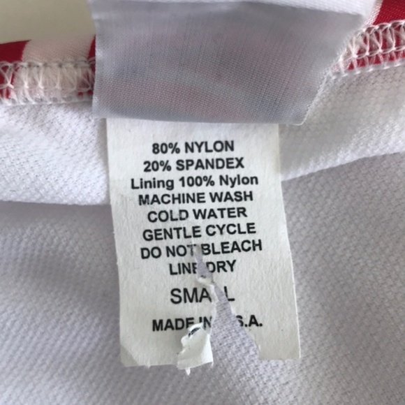 SHORE TRENDZ USA Flag Halter Bikini Top Size Small - Picture 9 of 9